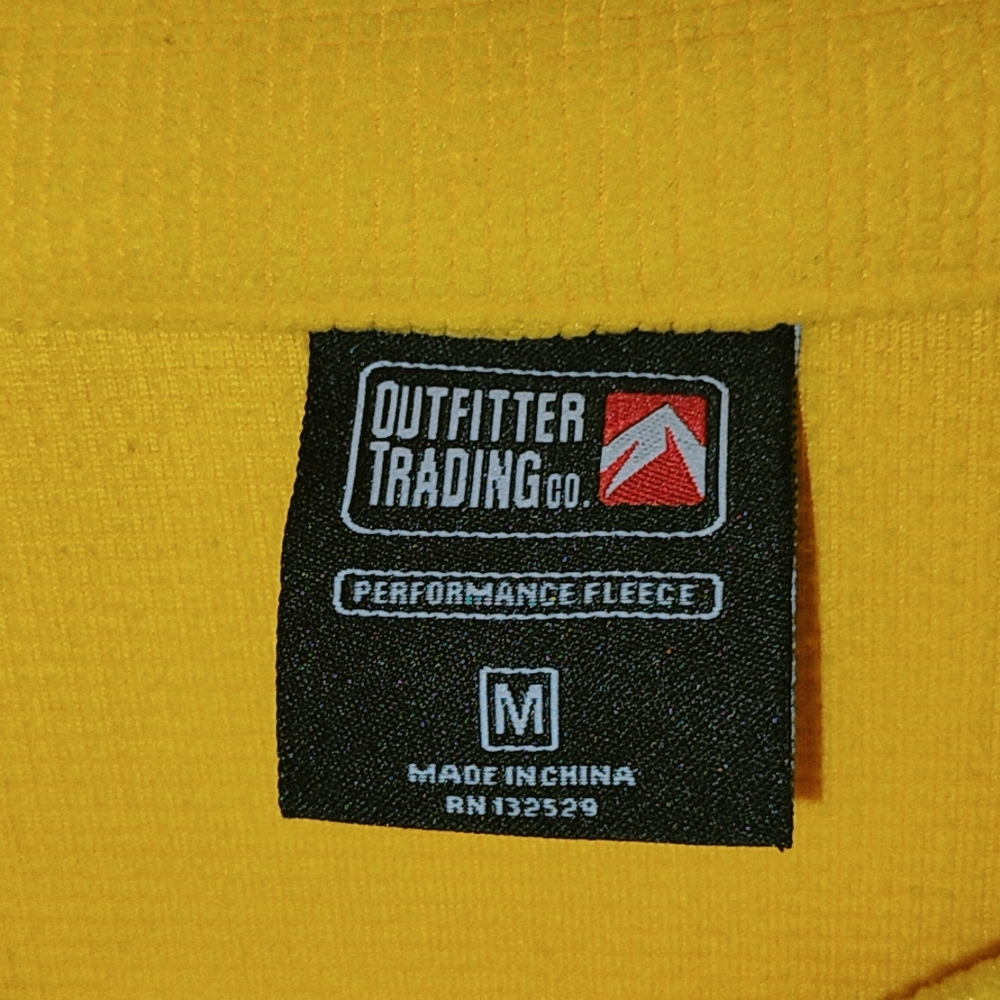 Yellow Half-Zip Pullover M Vail - image 3